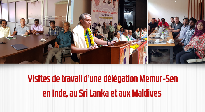 Visites de travail d’une délégation Memur-Sen en Inde, au Sri Lanka et aux Maldives 