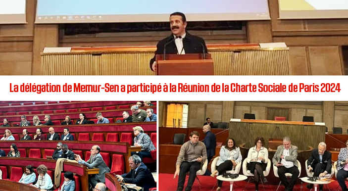 La délégation de Memur-Sen a participé à la Réunion de la Charte Sociale de Paris 2024