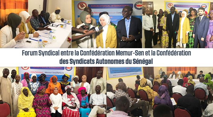 Forum Syndical entre la Confédération Memur-Sen et la Confédération des Syndicats Autonomes du Sénégal 