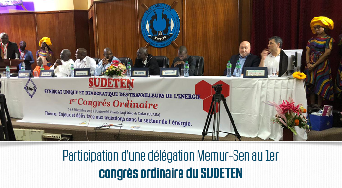 Participation d'une délégation Memur-Sen au 1er congrès ordinaire du SUDETEN