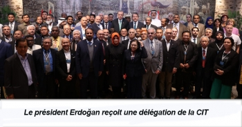 Le président Erdoğan reçoit une délégation de la CIT