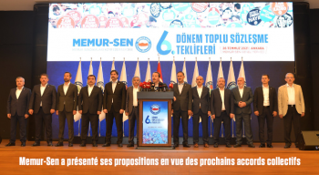 Memur-Sen a présenté ses propositions en vue des prochains accords collectifs