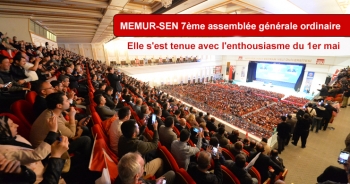 Le 7ème Congrès Ordinaire de Memur-Sen s'est tenue dans l'enthousiasme du 1er mai