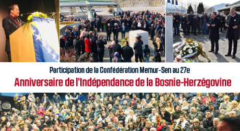 Participation de la Confédération Memur-Sen au 27e Anniversaire de l’Indépendance de la Bosnie-Herzégovine