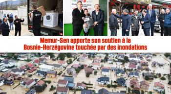 Memur-Sen apporte son soutien à la Bosnie-Herzégovine touchée par des inondations