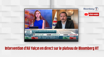 Intervention d’Ali Yalçın en direct sur le plateau de Bloomberg HT