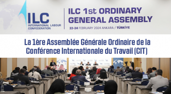 La 1ère Assemblée Générale Ordinaire de la Conférence Internationale du Travail (CIT) 