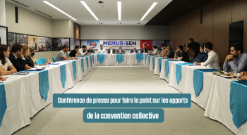 Conférence de presse pour faire le point sur les apports de la convention collective