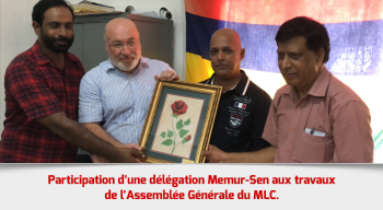 Participation d’une délégation Memur-Sen aux travaux de l’Assemblée Générale du MLC.