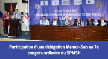 Participation d'une délégation Memur-Sen au 7e congrès ordinaire du SPMSH