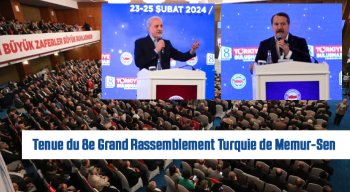 Tenue du 8e Grand Rassemblement Turquie de Memur-Sen