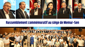 Rassemblement commémoratif au siège de Memur-Sen